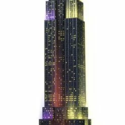 Ravensburger Empire State Building Night Edition - 3D Puzzel Gebouw Van 216 Stukjes -Exporteren puzzels winkel 408x840