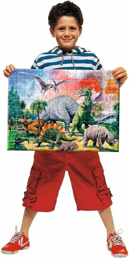 Ravensburger Puzzel Tussen De Dinosauri Rs - Legpuzzel - 100 Stukjes 6 Ravensburger Puzzel Tussen De Dinosauri Rs - Legpuzzel - 100 Stukjes - Afbeelding 4