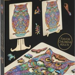 Grafix Houten Puzzel Uil | Unieke Puzzelstukjes In Vorm Van Dieren | 130 Puzzelstukjes | Puzzel Voor Kinderen En Volwassenen | Formaat 30 X 22.5 CM | Cadeau Voor Jong En Oud 14 Grafix Houten Puzzel Uil | Unieke Puzzelstukjes In Vorm Van Dieren | 130 Puzzelstukjes | Puzzel Voor Kinderen En Volwassenen | Formaat 30 X 22.5 CM | Cadeau Voor Jong En Oud -Exporteren puzzels winkel 497x840