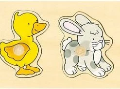 Goki 4-delige Dieren Puzzel