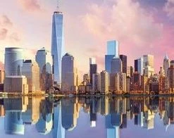 Trefl Panorama Manhattan New York Puzzel - 1000 Stukjes -Exporteren puzzels winkel 550x196