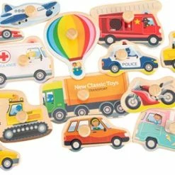 New Classic Toys Houten Legpuzzel Voertuigen - 16 Puzzelstukjes - FSC 100%-gecertificeerd Hout 12 New Classic Toys Houten Legpuzzel Voertuigen - 16 Puzzelstukjes - FSC 100%-gecertificeerd Hout -Exporteren puzzels winkel 550x267 1