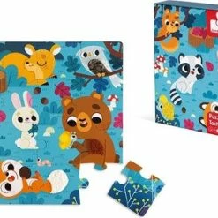 Janod | Voelpuzzel Bosdieren -Exporteren puzzels winkel 550x299