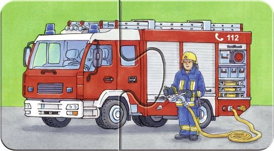 Ravensburger Speciale Voertuigen- My First Puzzles -9x2 Stukjes - Kinderpuzzel 5 Ravensburger Speciale Voertuigen- My First Puzzles -9x2 Stukjes - Kinderpuzzel - Afbeelding 3