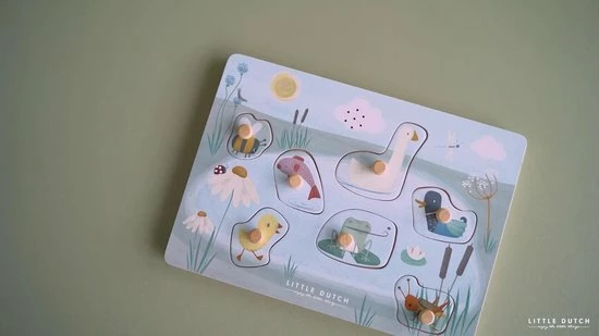 Little Dutch Houten Geluidenpuzzel Dieren 4 Little Dutch Houten Geluidenpuzzel Dieren - Afbeelding 2
