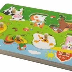 Vigatoys Viga Toys Houten Geluidspuzzel - Boerderijdieren 17 Vigatoys Viga Toys Houten Geluidspuzzel - Boerderijdieren -Exporteren puzzels winkel 550x313