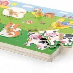 Vigatoys Viga Toys Houten Geluidspuzzel - Boerderijdieren 13 Vigatoys Viga Toys Houten Geluidspuzzel - Boerderijdieren -Exporteren puzzels winkel 550x318 2