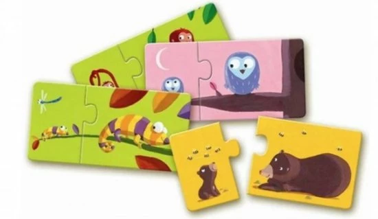 Djeco - Mama En Baby - 12 X 2 Stukjes 6 Djeco - Mama En Baby - 12 X 2 Stukjes - Afbeelding 4