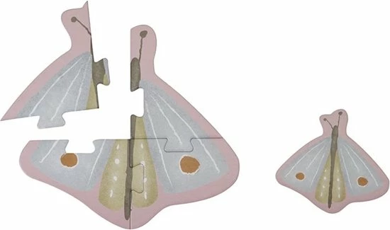 Little Dutch -Vormen Puzzel Flowers & Butterflies FSC 8 Little Dutch -Vormen Puzzel Flowers & Butterflies FSC - Afbeelding 6