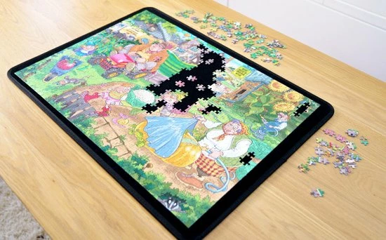 Jumbo Portapuzzle Puzzel Bord 1000 Stukjes - Puzzelmat Puzzelbord 7 Jumbo Portapuzzle Puzzel Bord 1000 Stukjes - Puzzelmat Puzzelbord - Afbeelding 5