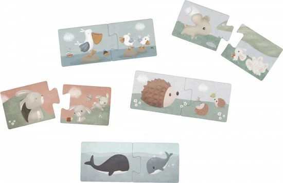 Little Dutch - Duo Puzzel Flowers & Butterflies FSC 6 Little Dutch - Duo Puzzel Flowers & Butterflies FSC - Afbeelding 4