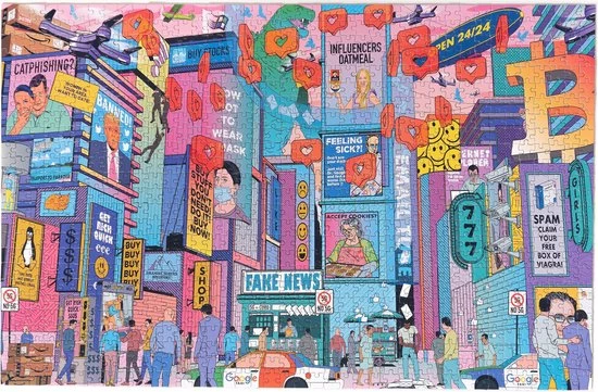 Puzzle In A Bag - Het Internet - Puzzel 1000 Stukjes 10 Puzzle In A Bag - Het Internet - Puzzel 1000 Stukjes - Afbeelding 8