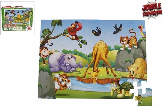 Toys Amsterdam Vloerpuzzel Junior 46 X 62 Cm Karton 35-delig 4 Toys Amsterdam Vloerpuzzel Junior 46 X 62 Cm Karton 35-delig - Afbeelding 2