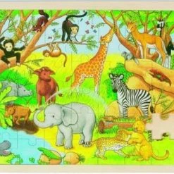 Goki Puzzel: Afrika 48-delig -Exporteren puzzels winkel 550x362 3