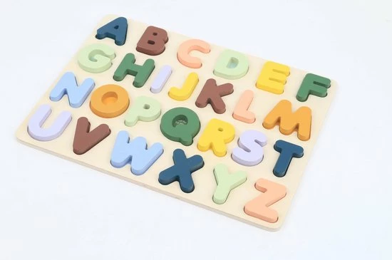 HOUTEN ALFABET PUZZEL - ALFABET PUZZEL HOUT Voor Kinderen Met Trendy Kleuren - Alfabet Leren - Speelgoed 3 JAAR -Mint And Milo 5 HOUTEN ALFABET PUZZEL - ALFABET PUZZEL HOUT Voor Kinderen Met Trendy Kleuren - Alfabet Leren - Speelgoed 3 JAAR -Mint And Milo - Afbeelding 3
