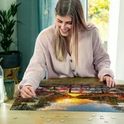 Ravensburger Puzzel Fietsen In Amsterdam - Legpuzzel - 1000 Stukjes -Exporteren puzzels winkel 550x366 98