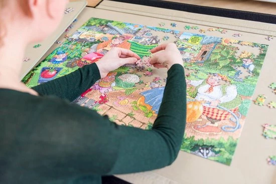 Jumbo Portapuzzle Standaard Voor Puzzels Tot 1500 Stukjes - Puzzelmap 7 Jumbo Portapuzzle Standaard Voor Puzzels Tot 1500 Stukjes - Puzzelmap - Afbeelding 5
