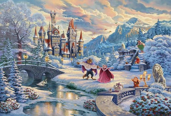 Schmidt Puzzle Legpuzzel Disney Belle En Het Beest 1000 Stukjes 4 Schmidt Puzzle Legpuzzel Disney Belle En Het Beest 1000 Stukjes - Afbeelding 2