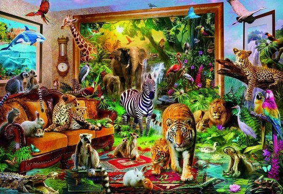 Educa Stapje In De Wereld - 6000 Stukjes 4 Educa Stapje In De Wereld - 6000 Stukjes - Afbeelding 2