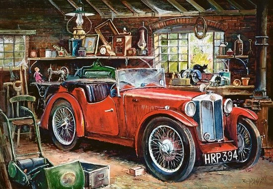 Castorland Vintage Garage - 1000 Stukjes 4 Castorland Vintage Garage - 1000 Stukjes - Afbeelding 2