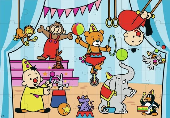 Bumba Mega Vloerpuzzel - Circus - 35 Stukken 6 Bumba Mega Vloerpuzzel - Circus - 35 Stukken - Afbeelding 4