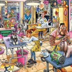 Wasgij Mystery 23 Hondentrimsalon 1000 Stukjes - Legpuzzel -Exporteren puzzels winkel 550x382 1