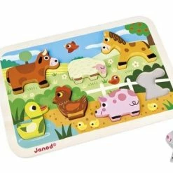 Janod Chunky Boerderij - Knopjespuzzel -Exporteren puzzels winkel 550x382 4