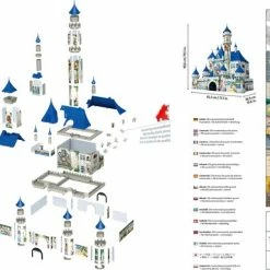 Ravensburger Puzzel Disney Castle- 3D Gebouw - 216 Stukjes -Exporteren puzzels winkel 550x384 5