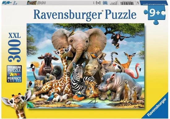 Ravensburger Puzzel Afrikaanse Vrienden - Legpuzzel - 300XXL Stukjes 3 Ravensburger Puzzel Afrikaanse Vrienden - Legpuzzel - 300XXL Stukjes