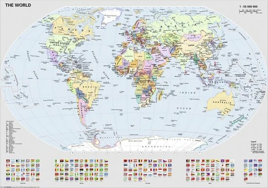 Ravensburger Puzzel Staatkundige Wereldkaart - Legpuzzel - 1000 Stukjes 5 Ravensburger Puzzel Staatkundige Wereldkaart - Legpuzzel - 1000 Stukjes - Afbeelding 3