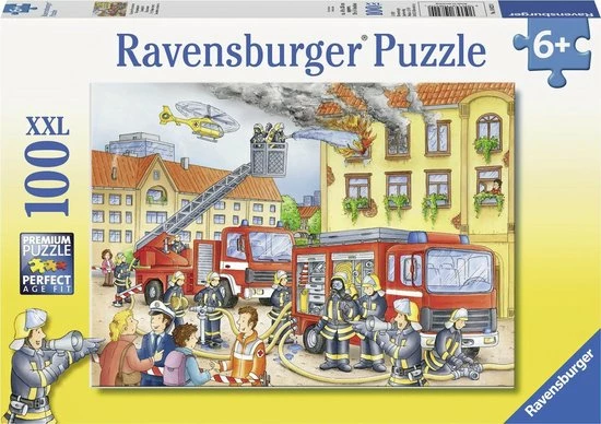 Ravensburger Puzzel Brandweer - Legpuzzel - 100 Stukjes 3 Ravensburger Puzzel Brandweer - Legpuzzel - 100 Stukjes