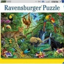 Ravensburger Puzzel Dieren In De Jungle - Legpuzzel - 200 Stukjes -Exporteren puzzels winkel 550x389 1
