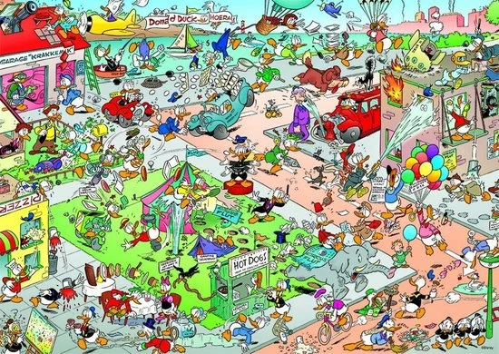 Donald Duck Puzzel 1 4 Donald Duck Puzzel 1 - Afbeelding 2