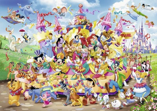 Ravensburger Puzzel Disney Carnival - Legpuzzel - 1000 Stukjes 5 Ravensburger Puzzel Disney Carnival - Legpuzzel - 1000 Stukjes - Afbeelding 3