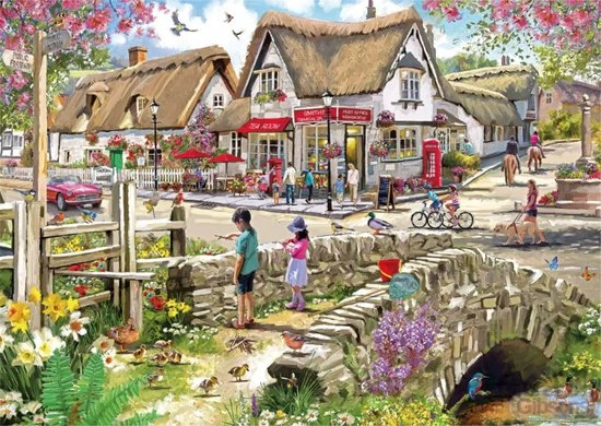 Gibsons Daffodils & Ducklings Puzzel (1000 Stukjes) 4 Gibsons Daffodils & Ducklings Puzzel (1000 Stukjes) - Afbeelding 2