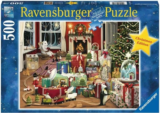 Ravensburger Puzzel Kersttijd - Legpuzzel - 500 Stukjes 3 Ravensburger Puzzel Kersttijd - Legpuzzel - 500 Stukjes