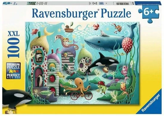 Ravensburger Puzzel Magische Onderwaterwereld - Legpuzzel - 100 Stukjes 6 Ravensburger Puzzel Magische Onderwaterwereld - Legpuzzel - 100 Stukjes - Afbeelding 4