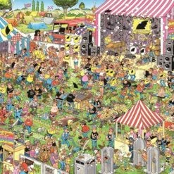 Jan Van Haasteren Popfestival Puzzel - 1000 Stukjes 16 Jan Van Haasteren Popfestival Puzzel - 1000 Stukjes -Exporteren puzzels winkel 550x391 61