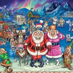 Wasgij Christmas 17 Elfinspectie Puzzel - 2x1000 Stukjes -Exporteren puzzels winkel 550x392 10