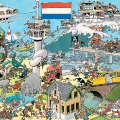 Jan Van Haasteren Verkeerschaos & Ter Land Ter Zee En In De Lucht - Legpuzzel 2x1000 Stukjes 10 Jan Van Haasteren Verkeerschaos & Ter Land Ter Zee En In De Lucht - Legpuzzel 2x1000 Stukjes -Exporteren puzzels winkel 550x392 11