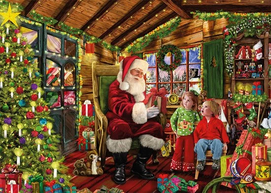 Falcon De Luxe The Christmas Tree Farm 2x1000 Stukjes - Legpuzzel 6 Falcon De Luxe The Christmas Tree Farm 2x1000 Stukjes - Legpuzzel - Afbeelding 4