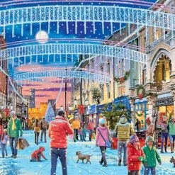 Falcon De Luxe Christmas In Cardiff 1000 Stukjes - Legpuzzel Voor Volwassenen -Exporteren puzzels winkel 550x392 160