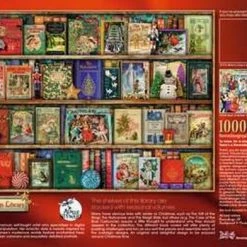 Ravensburger Puzzel The Christmas Library - Legpuzzel - 1000 Stukjes -Exporteren puzzels winkel 550x392 162