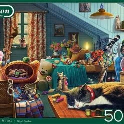 Falcon Puzzel Cats In The Attic - Legpuzzel - 500 Stukjes 14 Falcon Puzzel Cats In The Attic - Legpuzzel - 500 Stukjes -Exporteren puzzels winkel 550x392 166