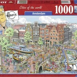 Ravensburger Puzzel Fleroux Amsterdam - Legpuzzel - 1000 Stukjes