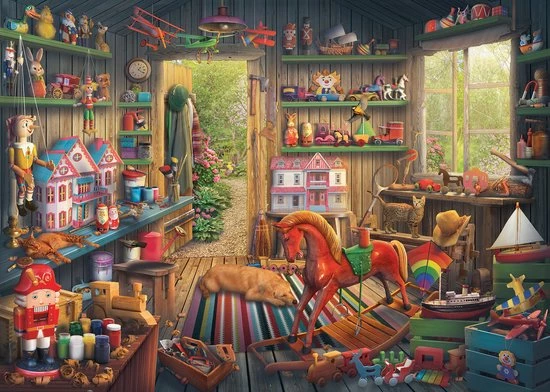 Ravensburger Puzzel Nostalgisch Speelgoed - Legpuzzel - 1000 Stukjes 5 Ravensburger Puzzel Nostalgisch Speelgoed - Legpuzzel - 1000 Stukjes - Afbeelding 3