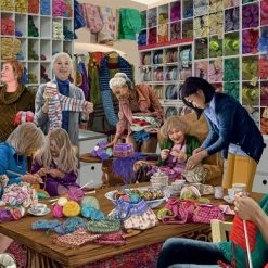 Falcon Puzzel Knitting Club - Legpuzzel - 1000 Stukjes 7 Falcon Puzzel Knitting Club - Legpuzzel - 1000 Stukjes -Exporteren puzzels winkel 550x392 90