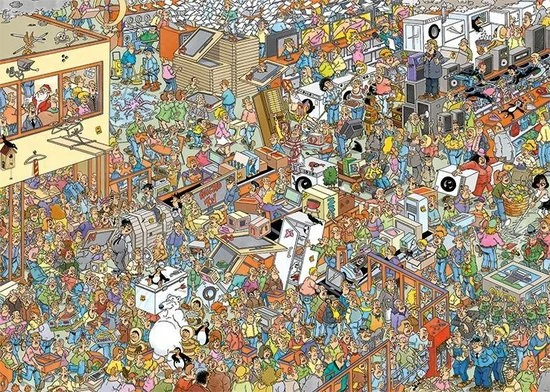 Jan Van Haasteren Kerstkoopjes & Black Friday Puzzel - 2 X 1000 Stukjes 11 Jan Van Haasteren Kerstkoopjes & Black Friday Puzzel - 2 X 1000 Stukjes - Afbeelding 9