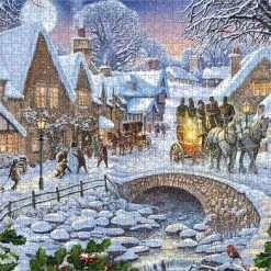 Onbekend Rebo Legpuzzel - 1000 St - Winter Village - Premium Quality -Exporteren puzzels winkel 550x392 98