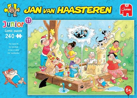 Jan Van Haasteren Junior De Zandbak 240 Stukjes - Legpuzzel 5 Jan Van Haasteren Junior De Zandbak 240 Stukjes - Legpuzzel - Afbeelding 3